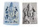 Hindu god Ganesha Lotus Sitting Hindu Festive Idol Sculpture Decoration Worship Silicone Pattern Moulds 500GMS
